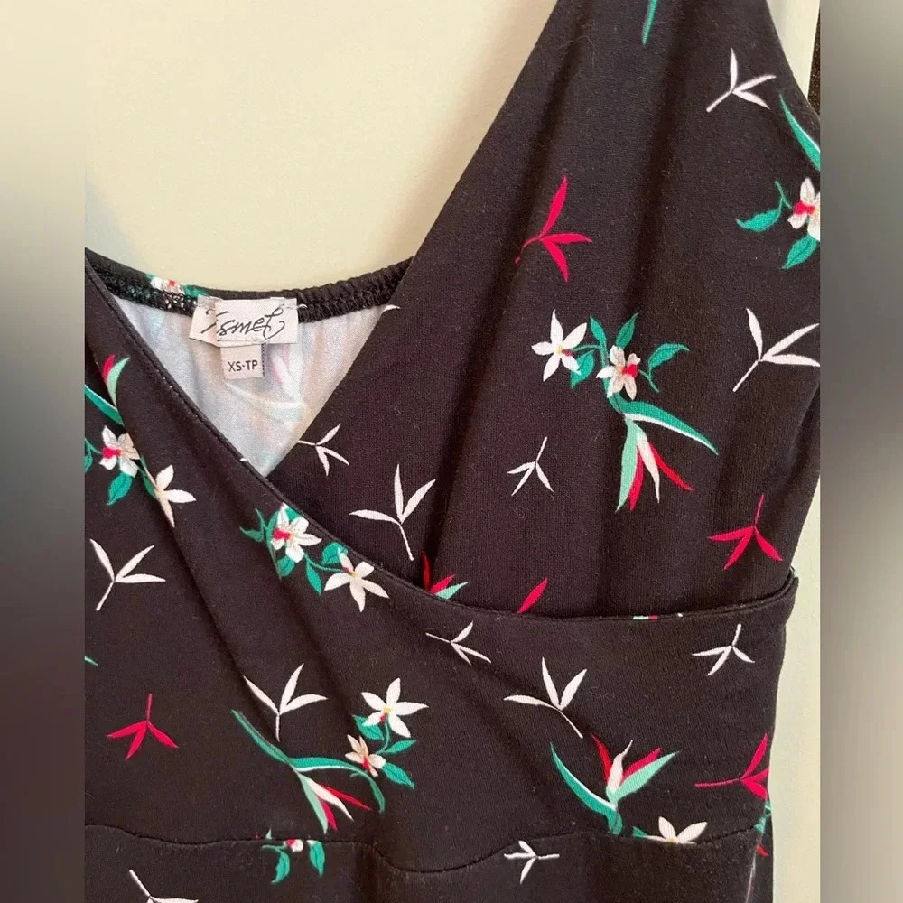 Floral print flowy summer dress size xs - Picture 7 of 9